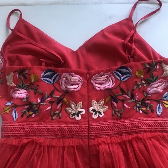 FRENCH CONNECTION Women's Embroidered Tulle Dress Size 4 NWT - Picture 12 of 16